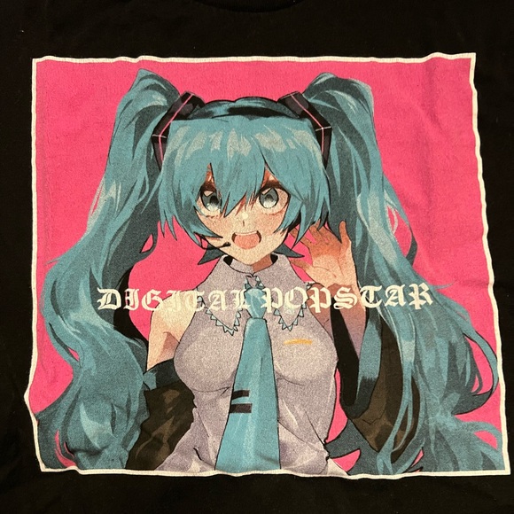 Digital Popstar anime t shirt - Picture 1 of 3